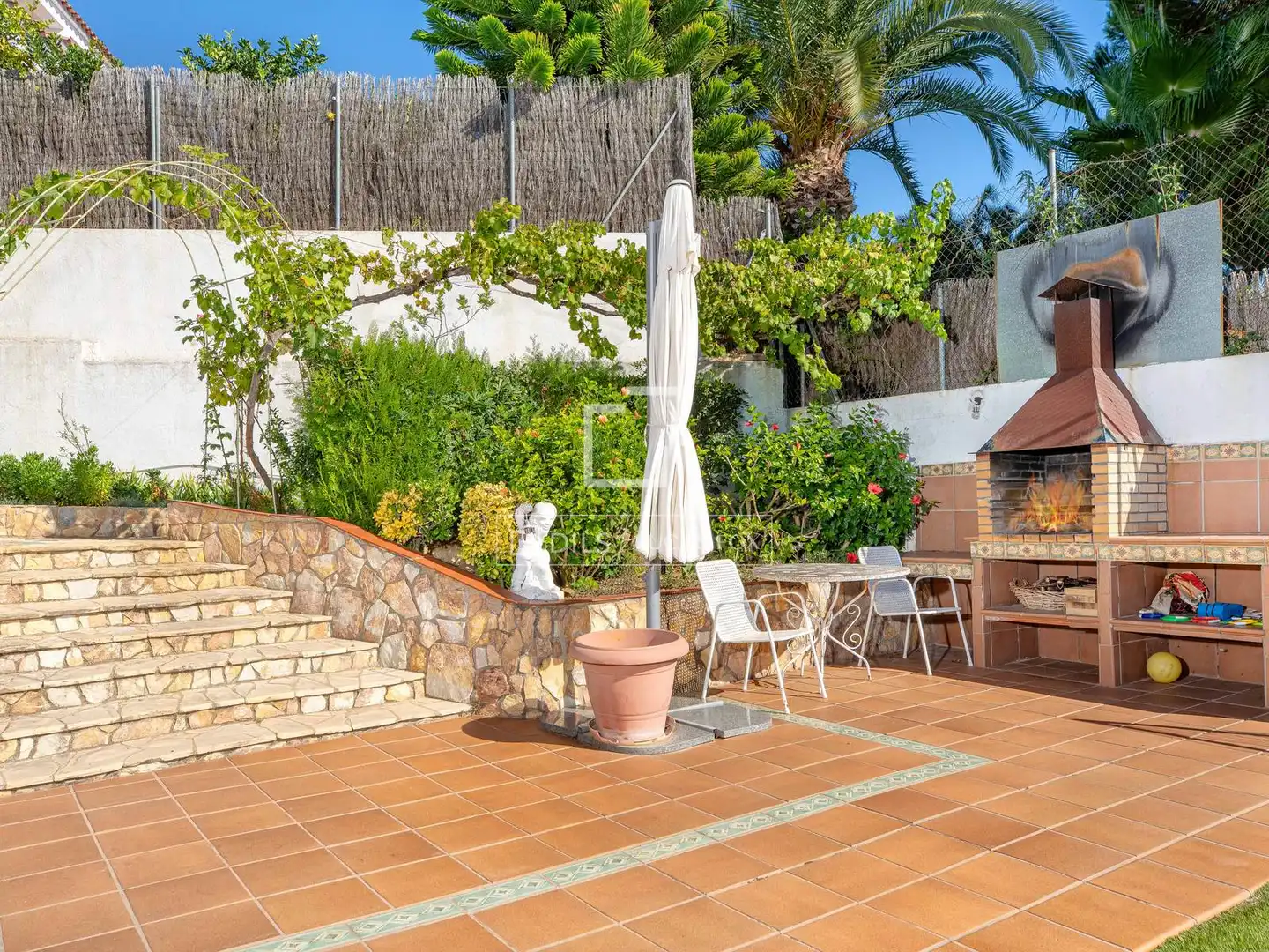 Terrassa de Casa o xalet en venda en Lloret de Mar amb Aire condicionat, Calefacció i Jardí privat