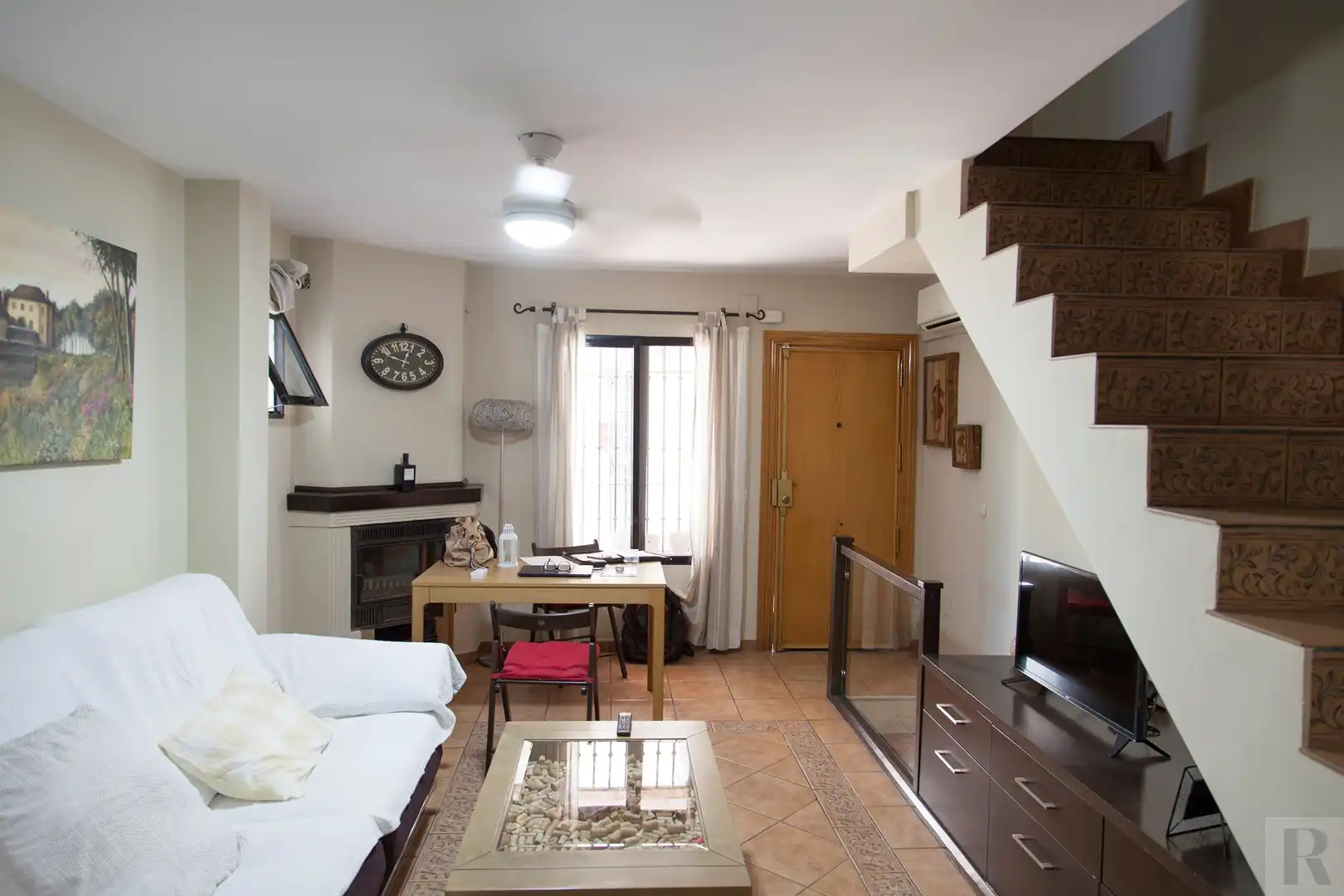 Sala de estar de Casa o chalet en venta en Torremolinos con Aire acondicionado, Terraza y Trastero