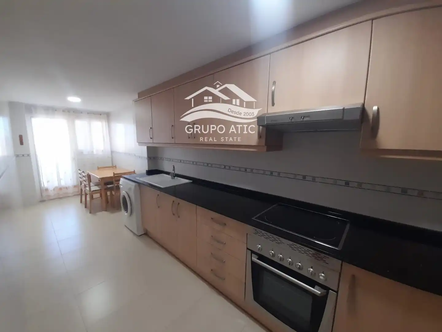 Kitchen of Flat for rent in Burriana / Borriana  with Heating, Terrace and Swimming Pool