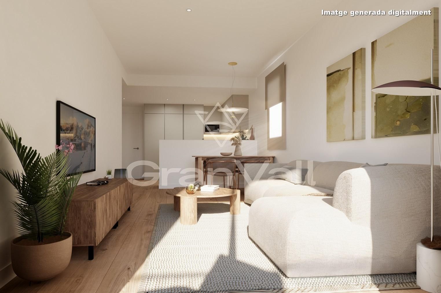 Wohnzimmer von Wohnungen zum Verkauf in Puigcerdà mit Privatgarten, Abstellraum und Balkon