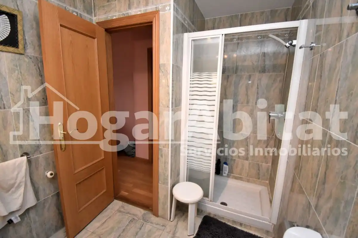 Bany de Casa adosada en venda en Burriana / Borriana amb Jardí privat, Terrassa i Piscina comunitària
