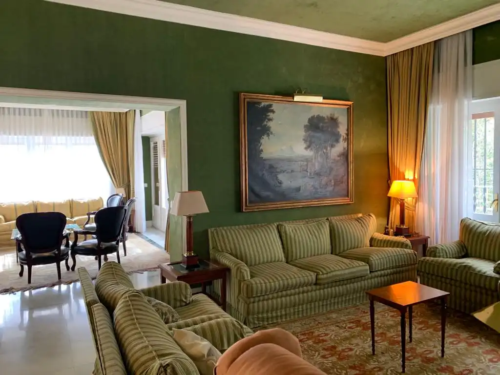 Living room of Houses for sale in San Lorenzo de El Escorial  with Terrace, Storage room and Swimming Pool