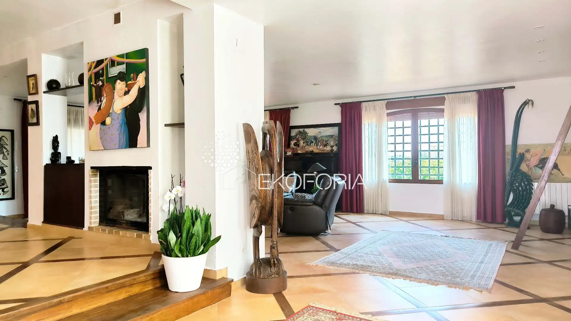 Sala de estar de Casa o chalet en venta en Bétera con Aire acondicionado, Calefacción y Piscina
