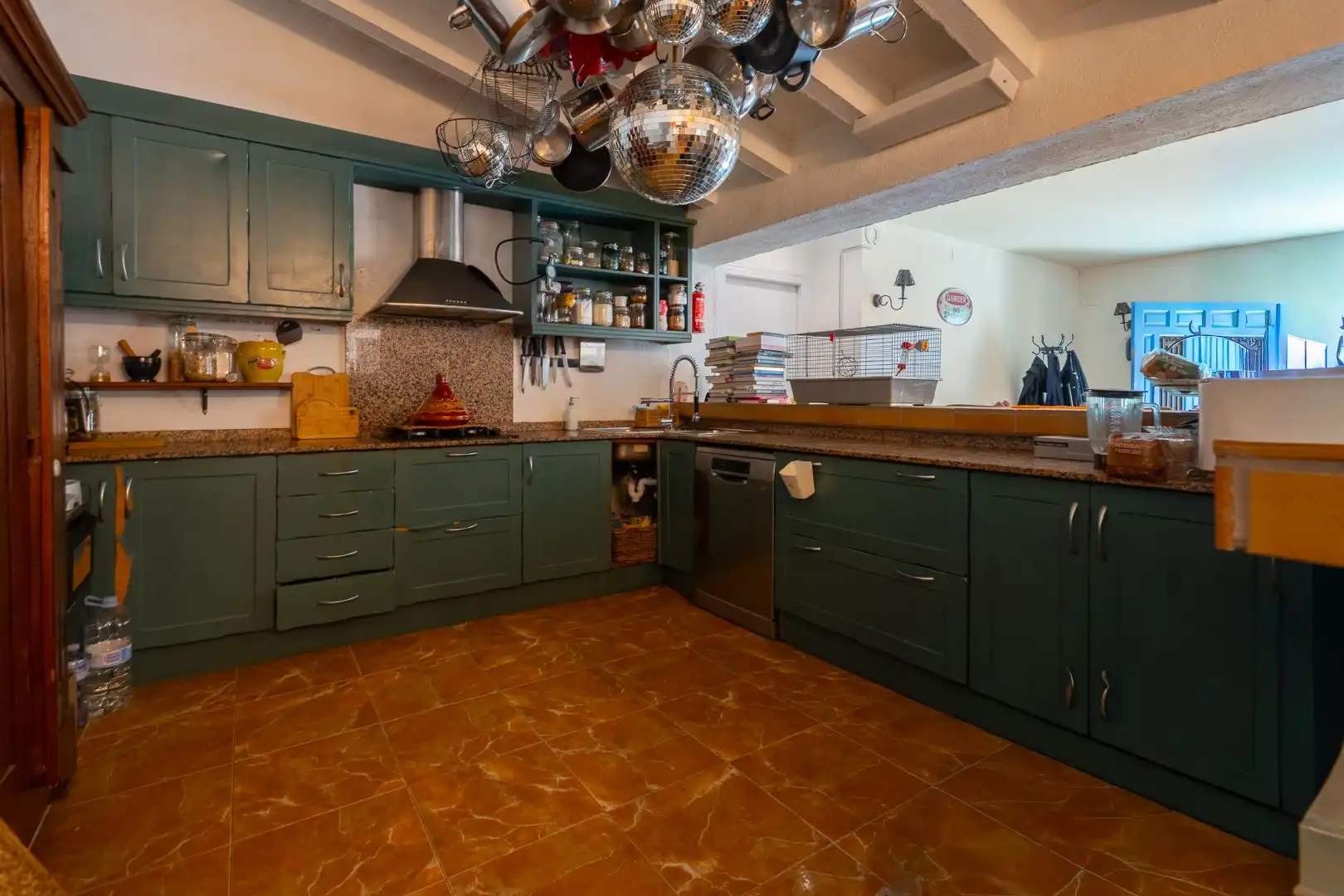 Cocina de Casa o chalet en venta en Castell de Castells con Aire acondicionado, Calefacción y Jardín privado