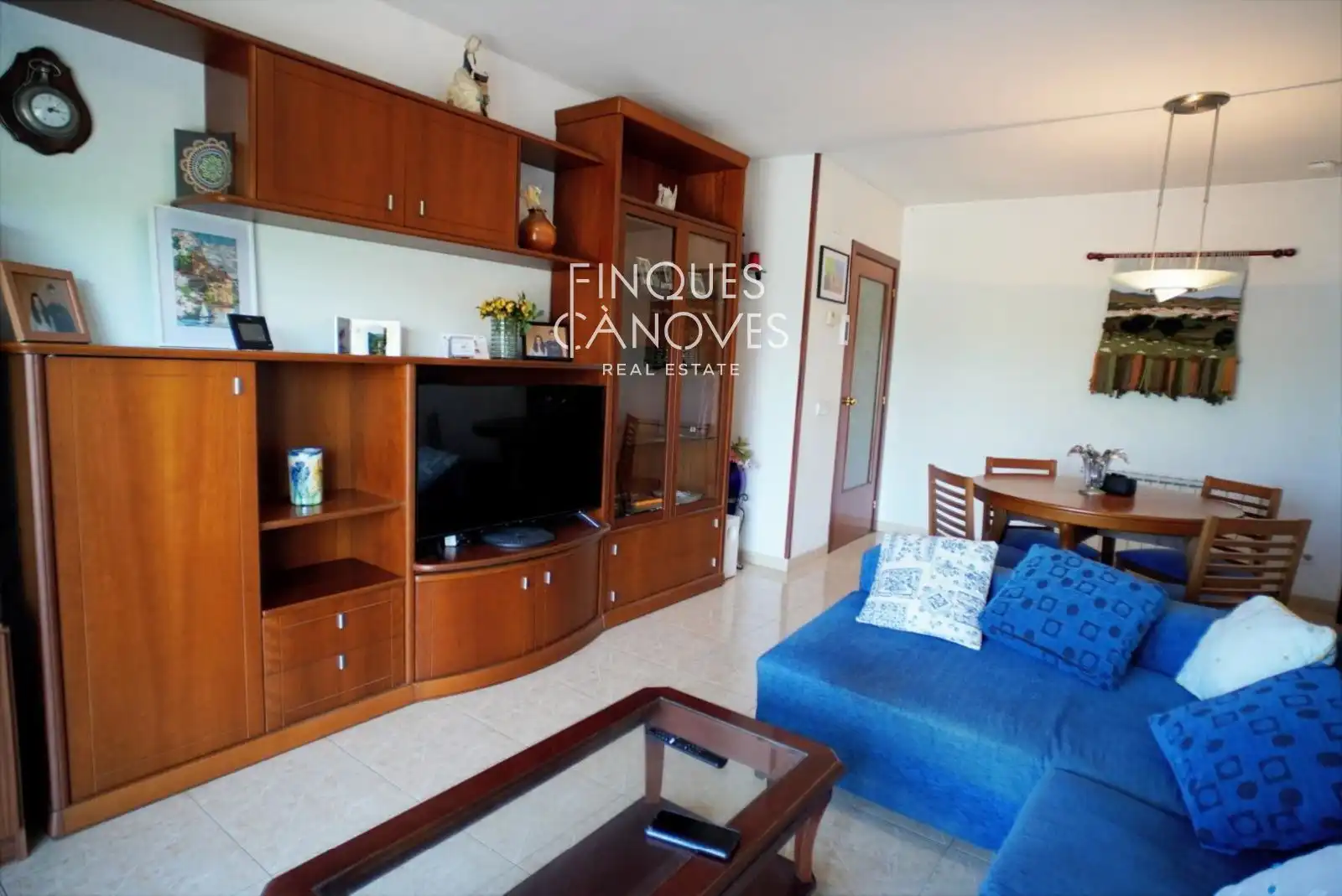 Living room of Flat for sale in Girona  with Heating, Terrace and Furnished