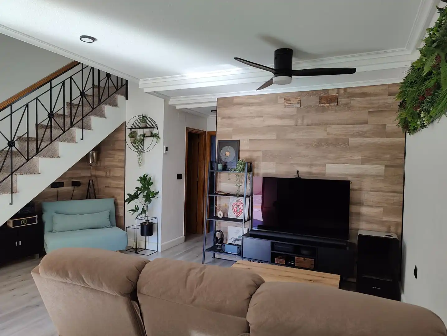 Sala de estar de Casa adosada en venta en Finestrat con Aire acondicionado, Terraza y Amueblado