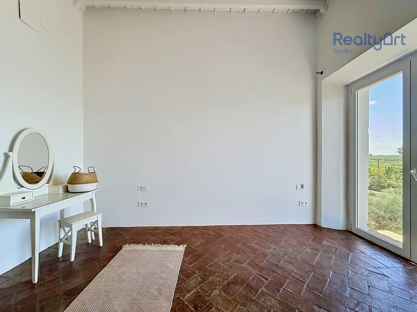 Sala de estar de Finca rústica en venta en Bollullos de la Mitación con Jardín privado y Piscina