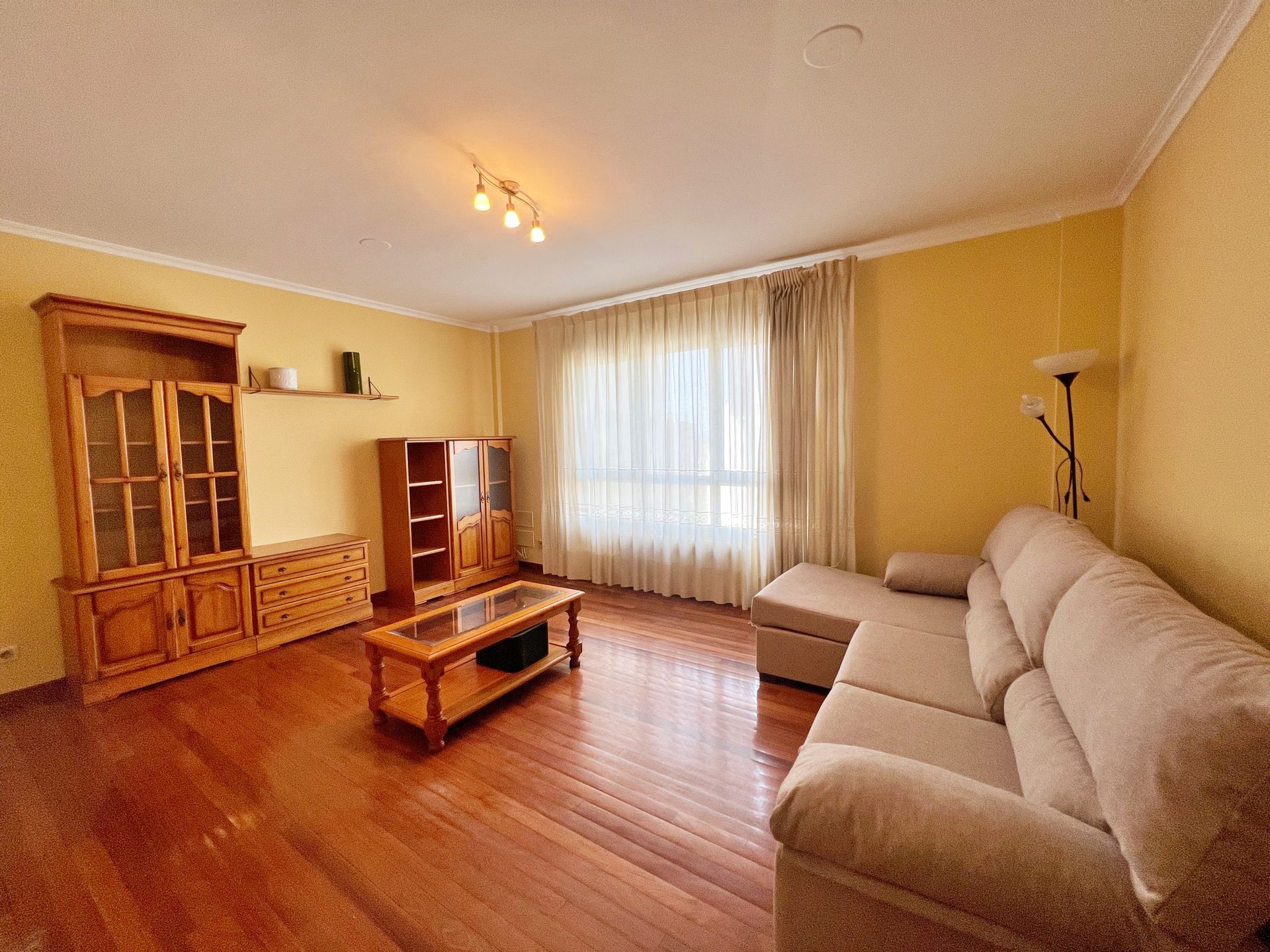 Living room of Apartment to rent in Lugo Capital  with Heating, Storage room and Furnished