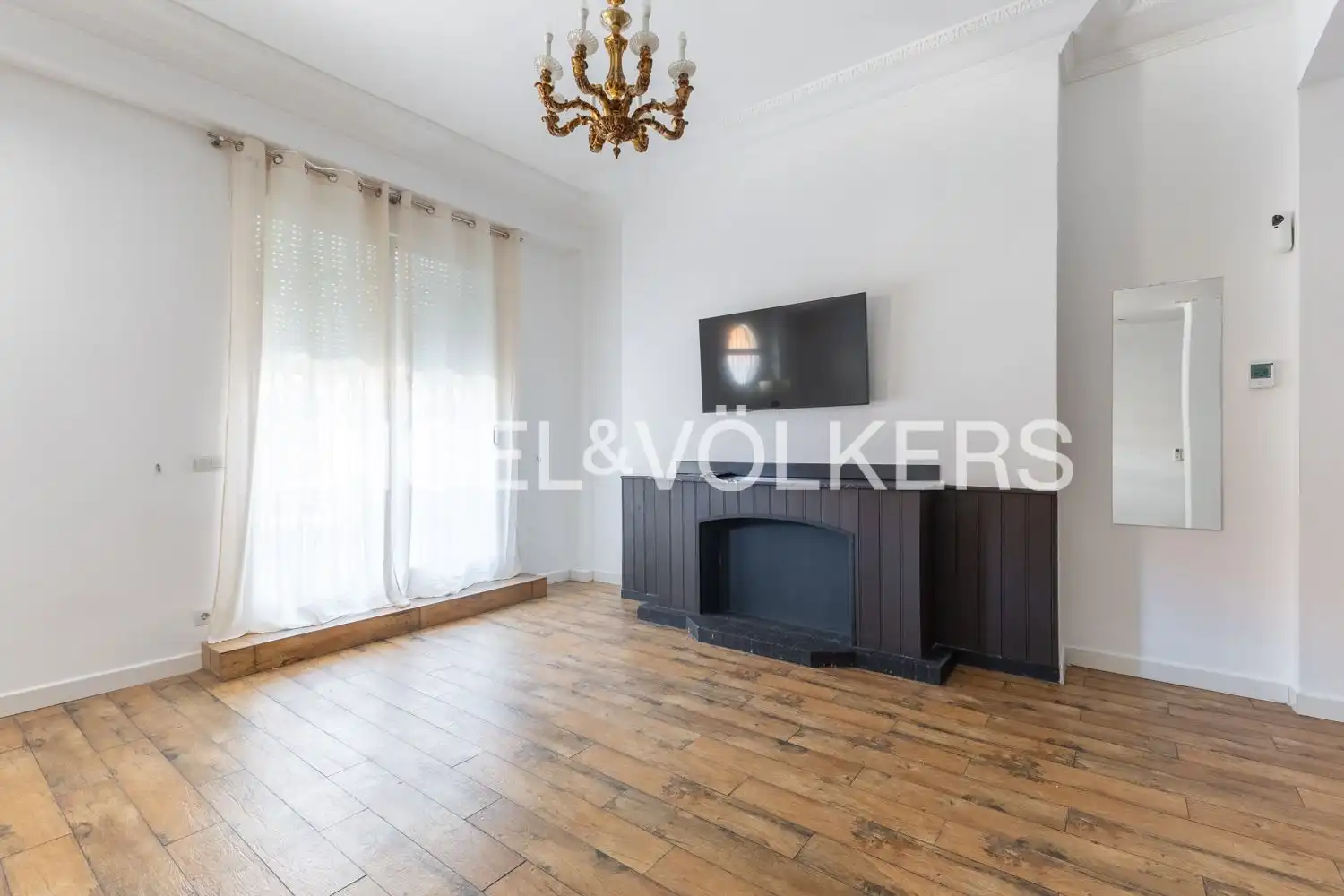 Living room of Flat for rent in Valencia  with Air Conditioner, Heating and Terrace