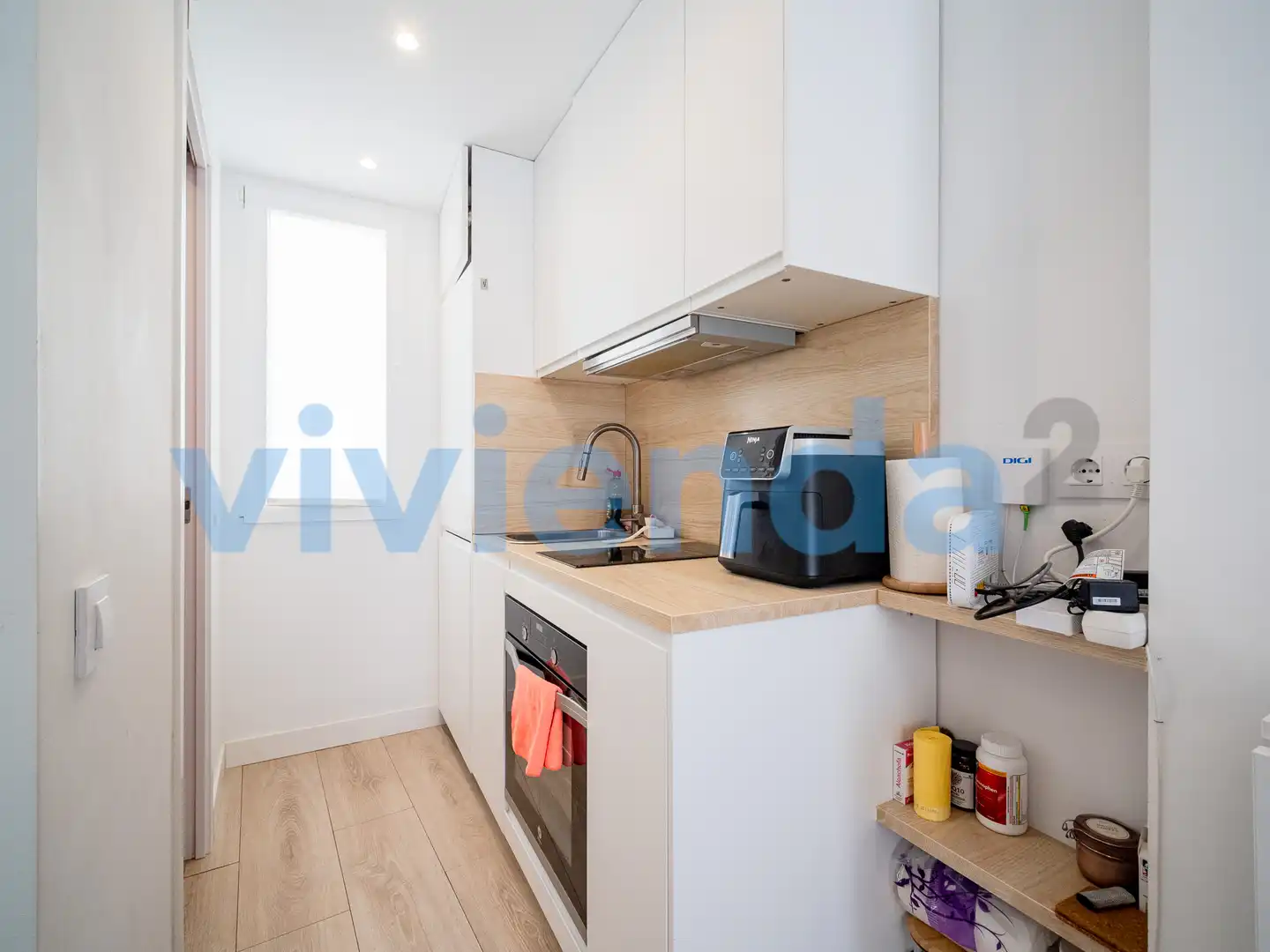 Küche von Wohnung zum Verkauf in Madrid mit Klimaanlage und Heizung