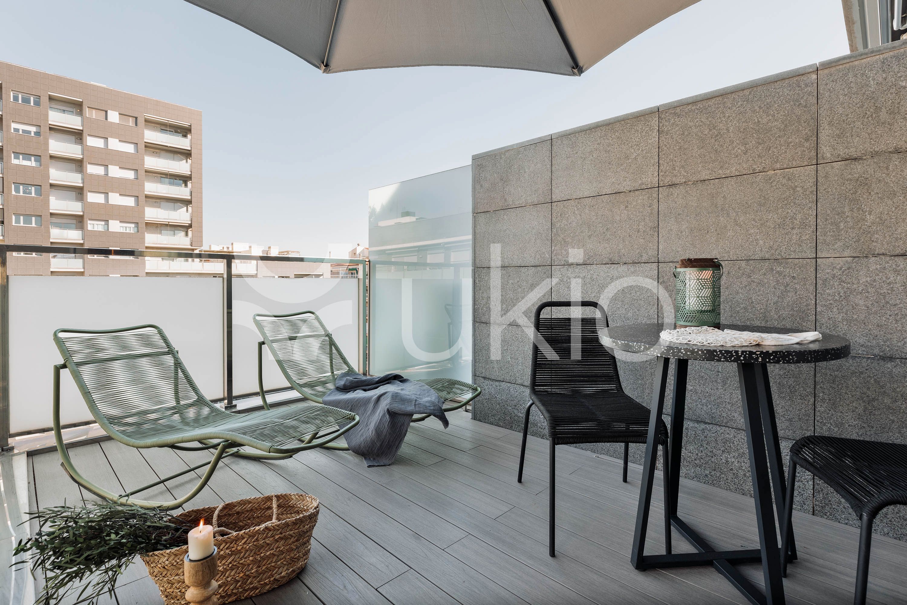 Terrace of Apartment to rent in  Barcelona Capital  with Air Conditioner, Heating and Terrace