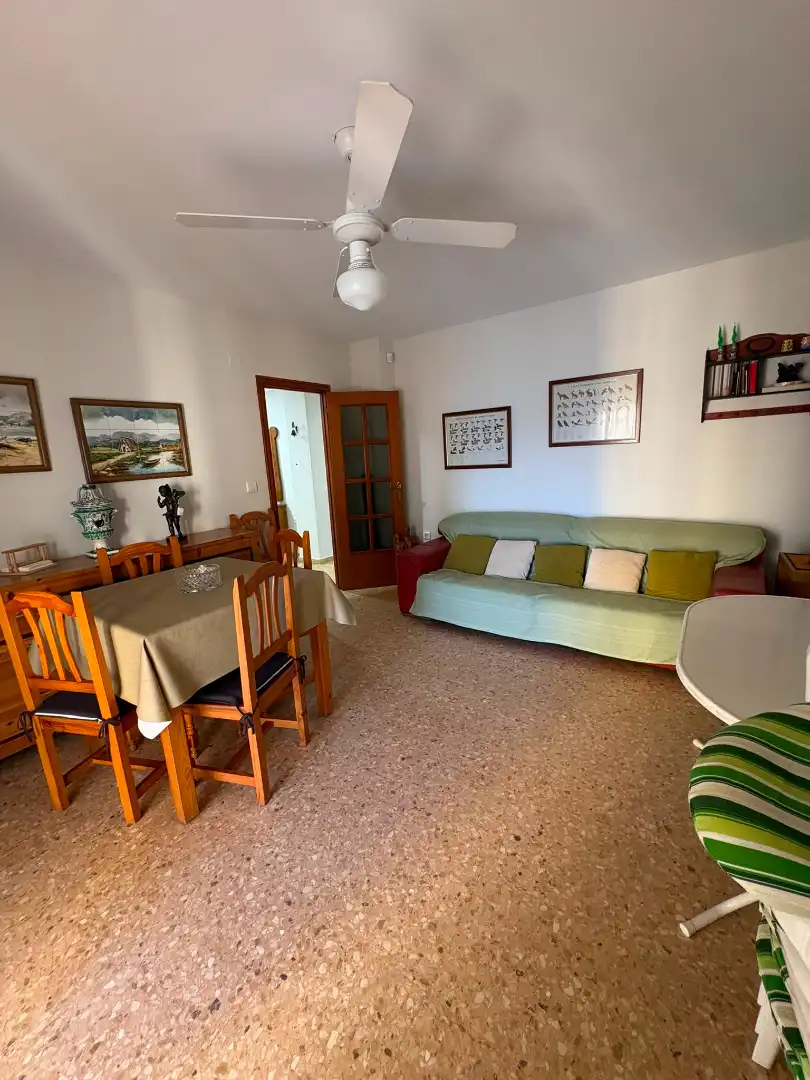 Wohnzimmer von Wohnungen zur Miete in Sueca mit Klimaanlage, Terrasse und Möbliert