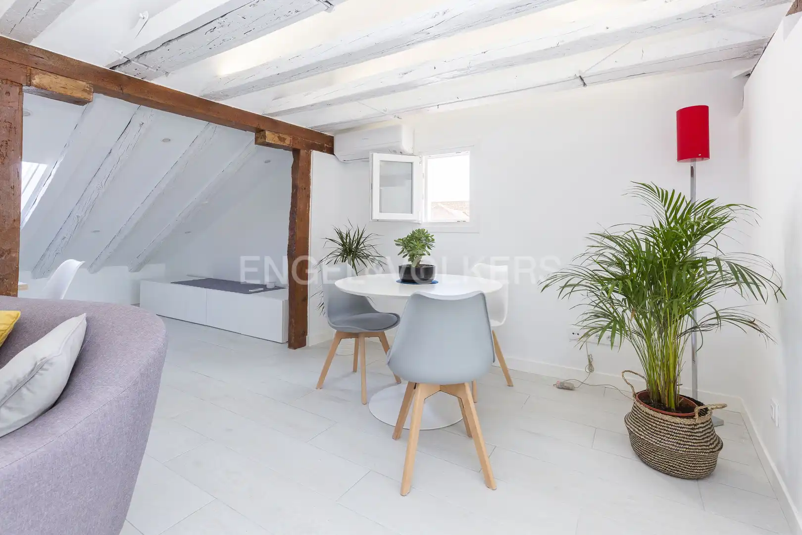 Terraza de Piso de alquiler en Madrid con Aire acondicionado, Calefacción y Amueblado
