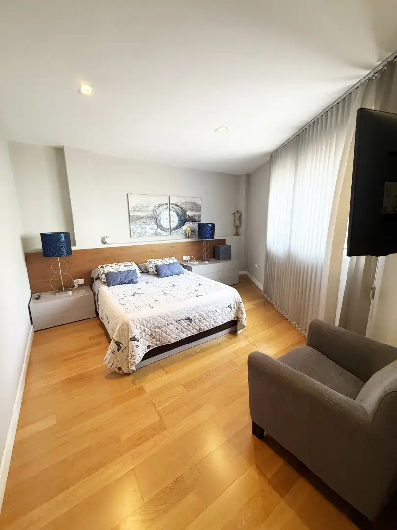 Schlafzimmer von Wohnung zum Verkauf in Alboraya mit Klimaanlage, Parkett und Abstellraum