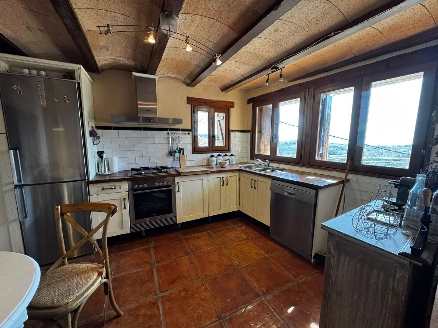 Cocina de Finca rústica en venta en La Pobla de Benifassà con Calefacción, Jardín privado y Terraza