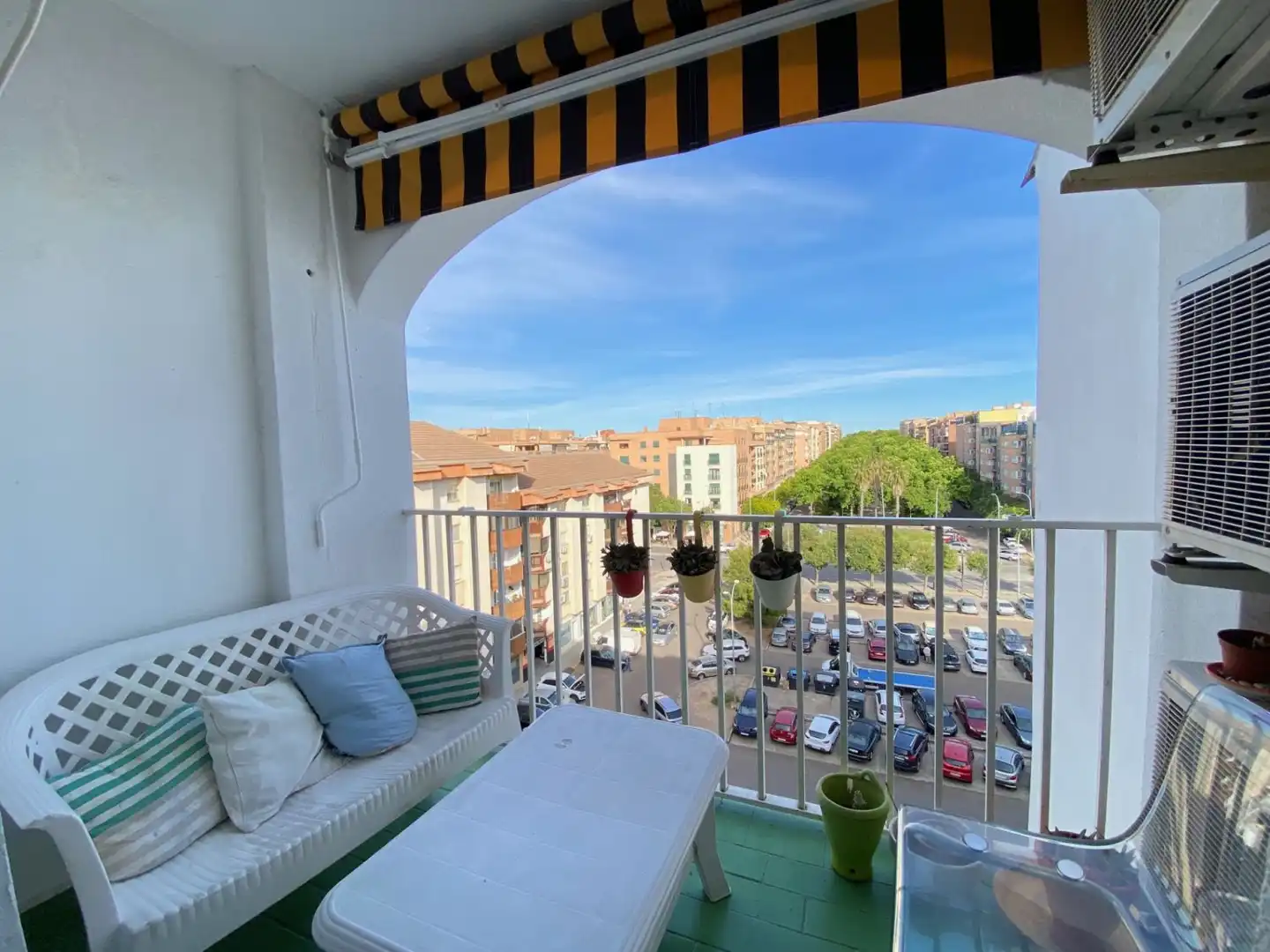 Balcony of Flat for sale in Badajoz  with Air Conditioner and Terrace