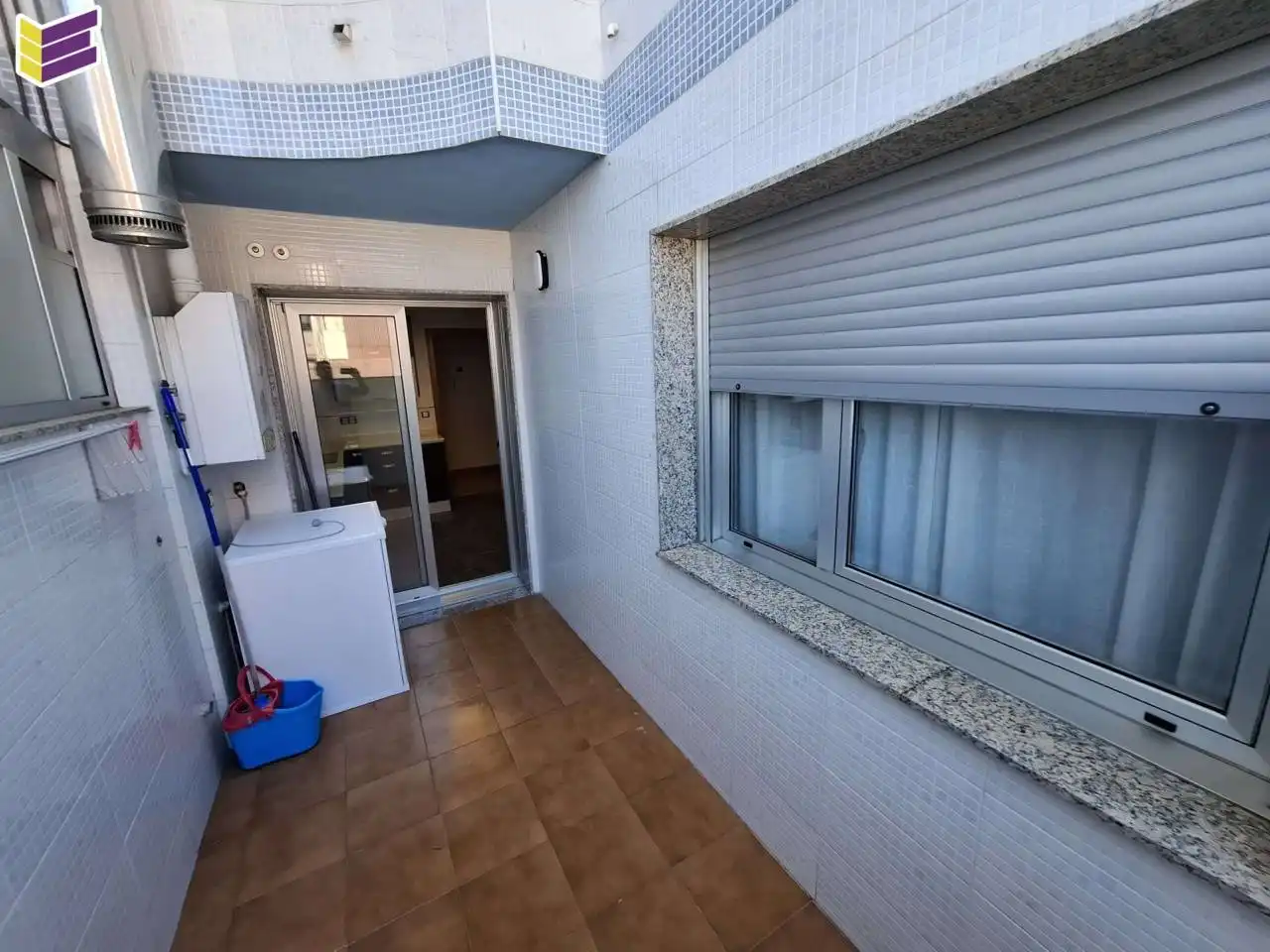 Balcony of Flat for rent in Salvaterra de Miño  with Heating, Parquet flooring and Storage room