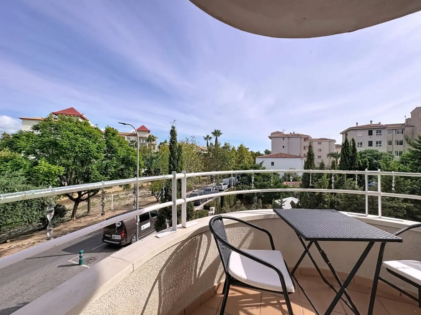 Exterior view of Flat for sale in L'Alfàs del Pi  with Air Conditioner, Heating and Private garden