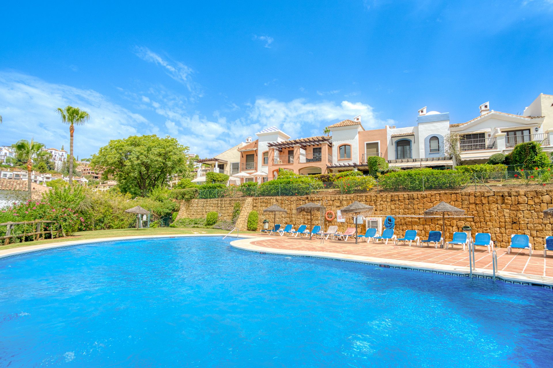 Garden of Single-family semi-detached for sale in Benahavís  with Air Conditioner, Private garden and Terrace