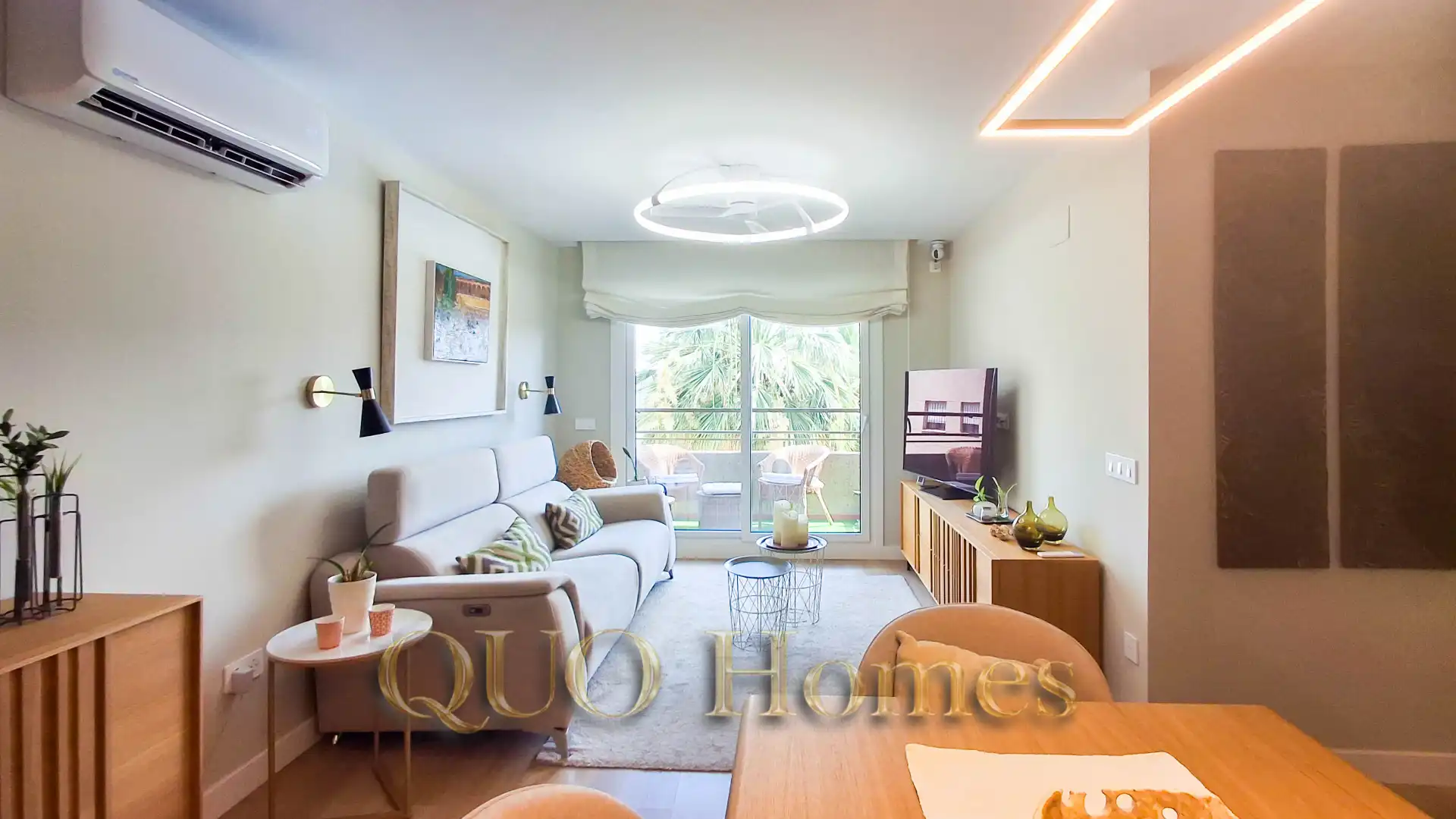 Sala de estar de Piso en venta en Jerez de la Frontera con Aire acondicionado, Terraza y Amueblado