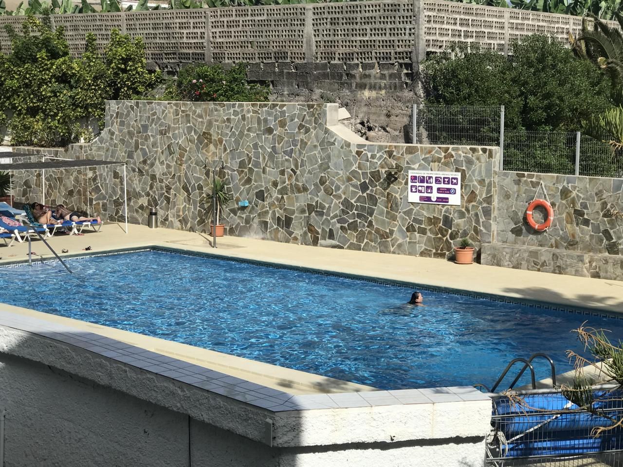 Piscina de Apartament de lloguer en Santiago del Teide amb Terrassa, Moblat i Internet
