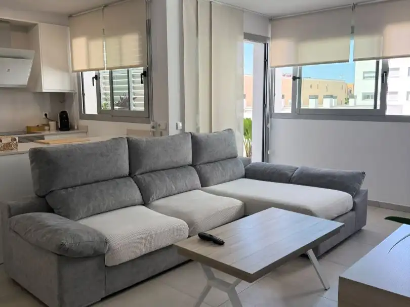 Wohnzimmer von Wohnung zum Verkauf in Eivissa mit Klimaanlage, Terrasse und Balkon