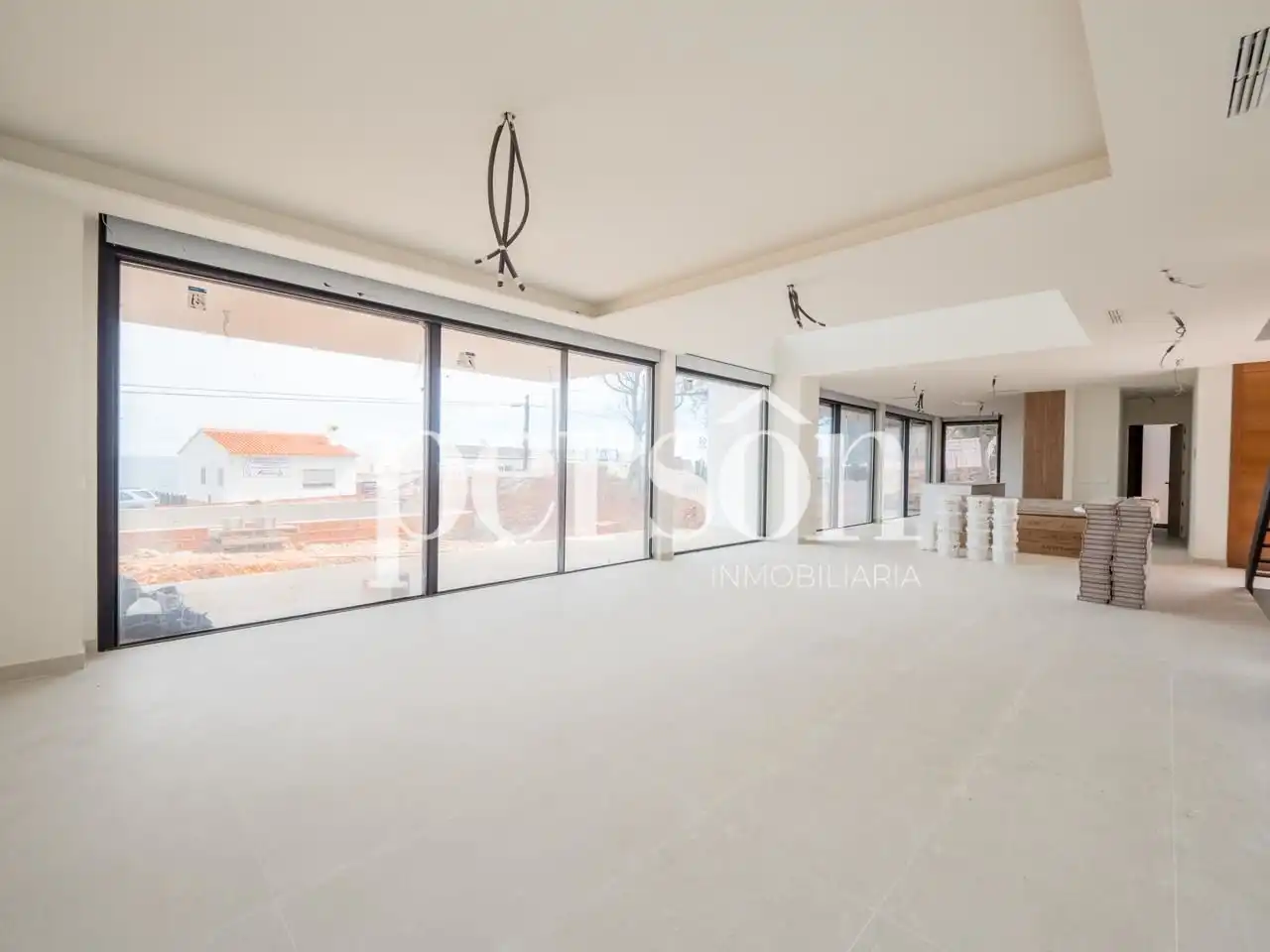 Sala de estar de Casa adosada en venta en Dénia con Aire acondicionado, Calefacción y Jardín privado
