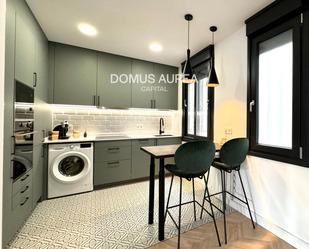 Kitchen of Flat to rent in  Madrid Capital  with Air Conditioner