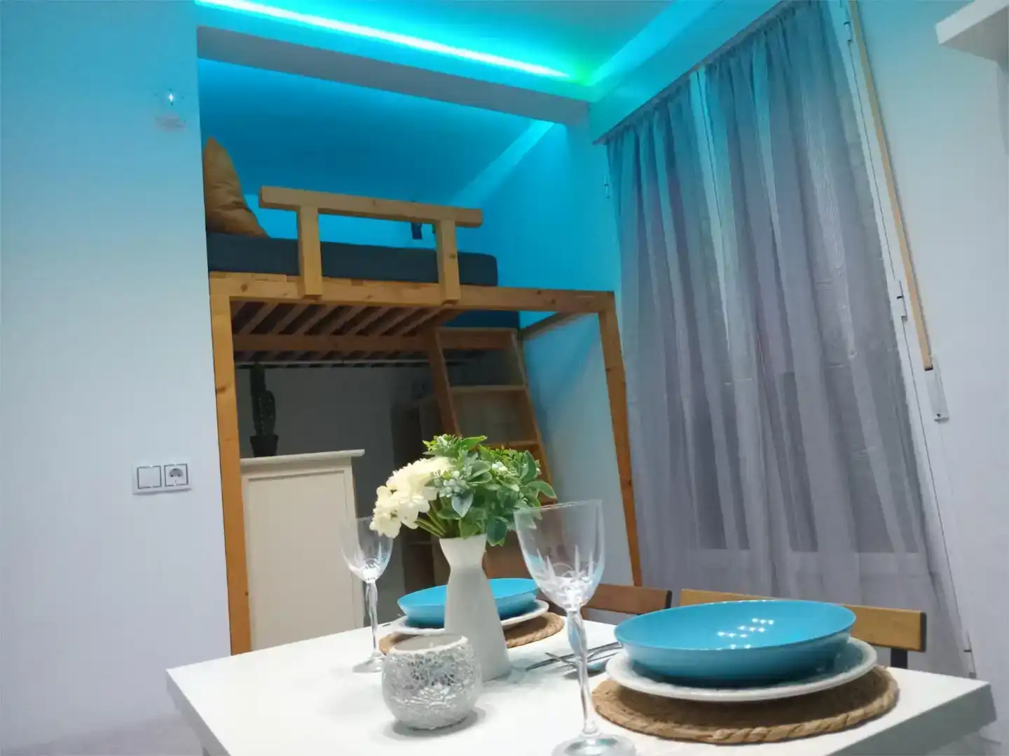 Dining room of Attic for rent in Benamejí  with Air Conditioner, Parquet flooring and Storage room