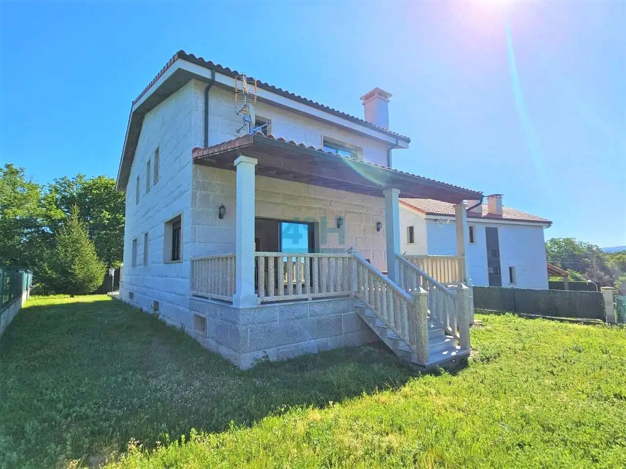 Vista exterior de Casa o chalet en venta en O Pereiro de Aguiar  con Calefacción, Jardín privado y Terraza