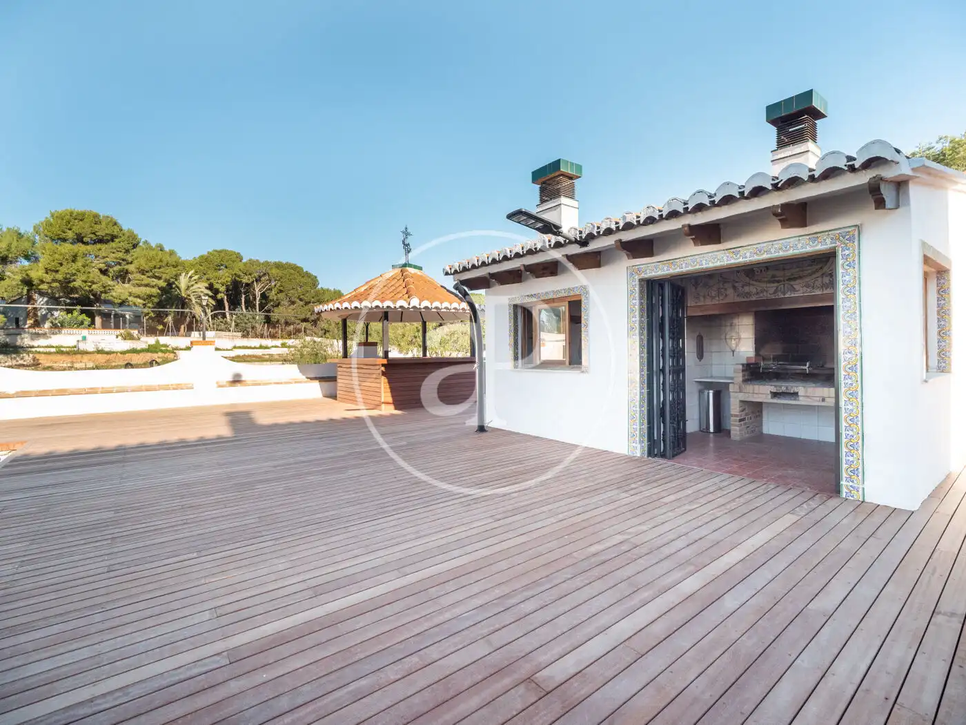 Terrassa de Casa o xalet en venda en Manises amb Aire condicionat, Calefacció i Jardí privat