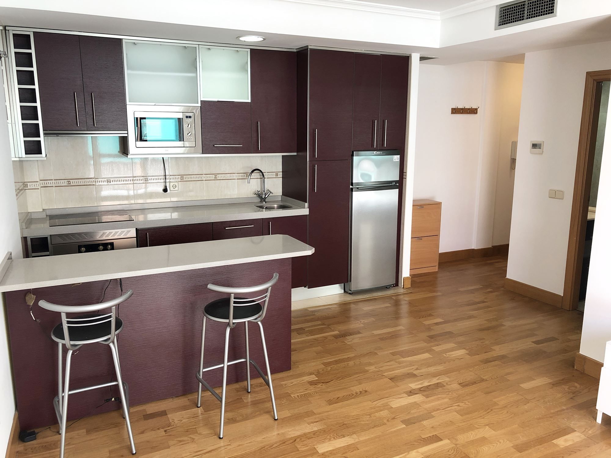 Cocina de Piso de alquiler en  Madrid Capital con Aire acondicionado, Calefacción y Parquet