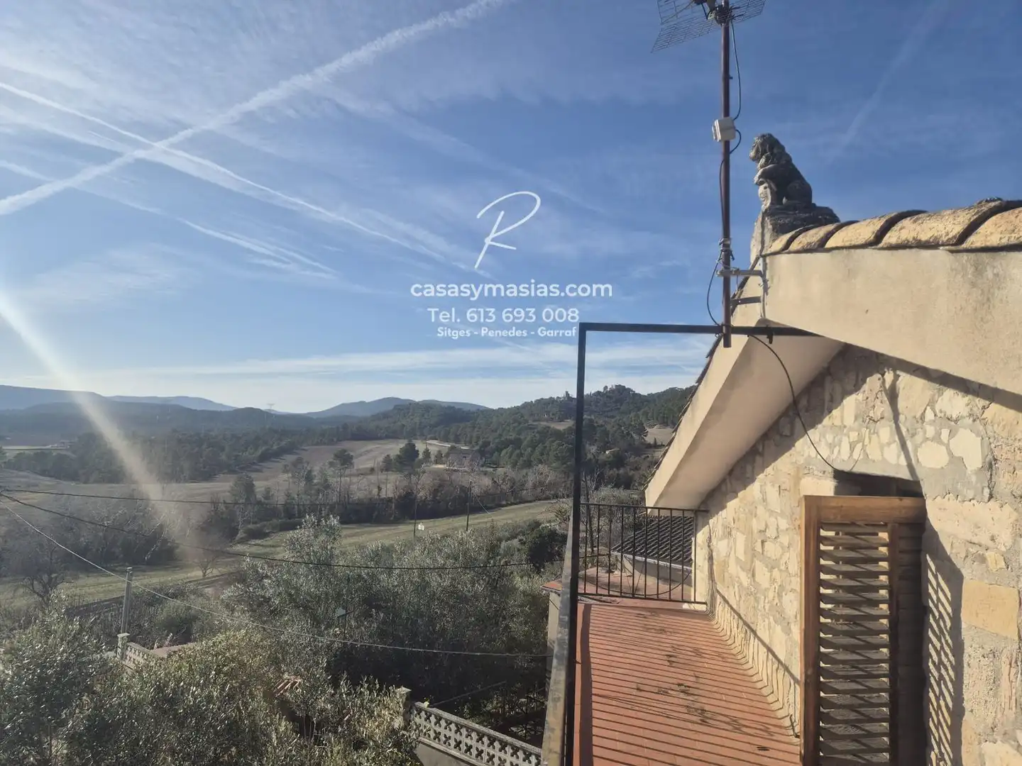 Vista exterior de Finca rústica en venta en Santa Margarida de Montbui con Calefacción, Jardín privado y Terraza