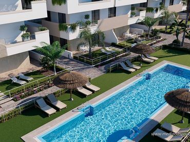 Appartement compact avec piscine à vendre à Mar Menor Golf