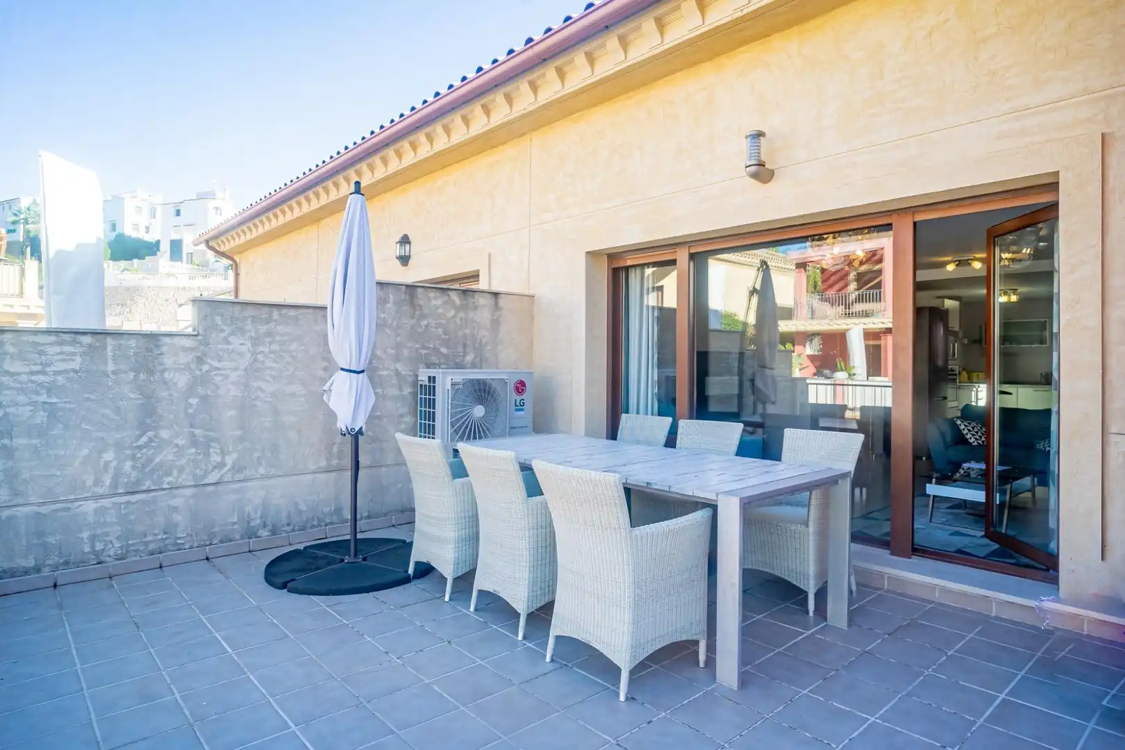 Terraza de Dúplex en venta en Benissa con Aire acondicionado, Calefacción y Jardín privado