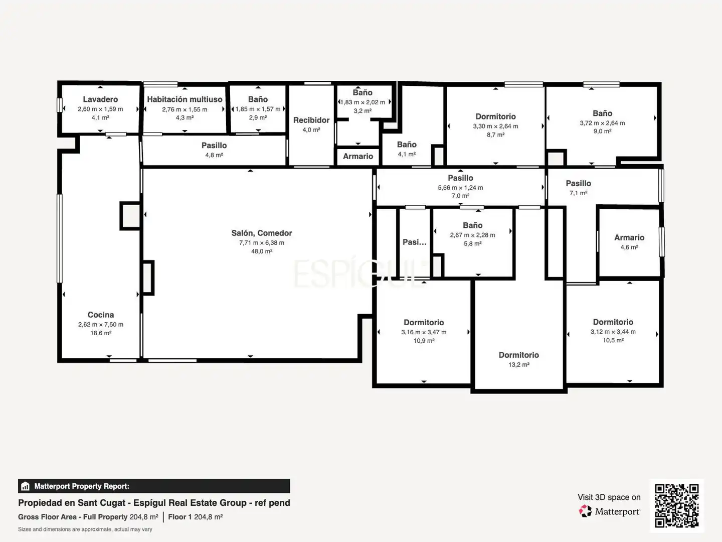 Piso en venta en Sant Cugat del Vallès con Aire acondicionado, Calefacción y Terraza