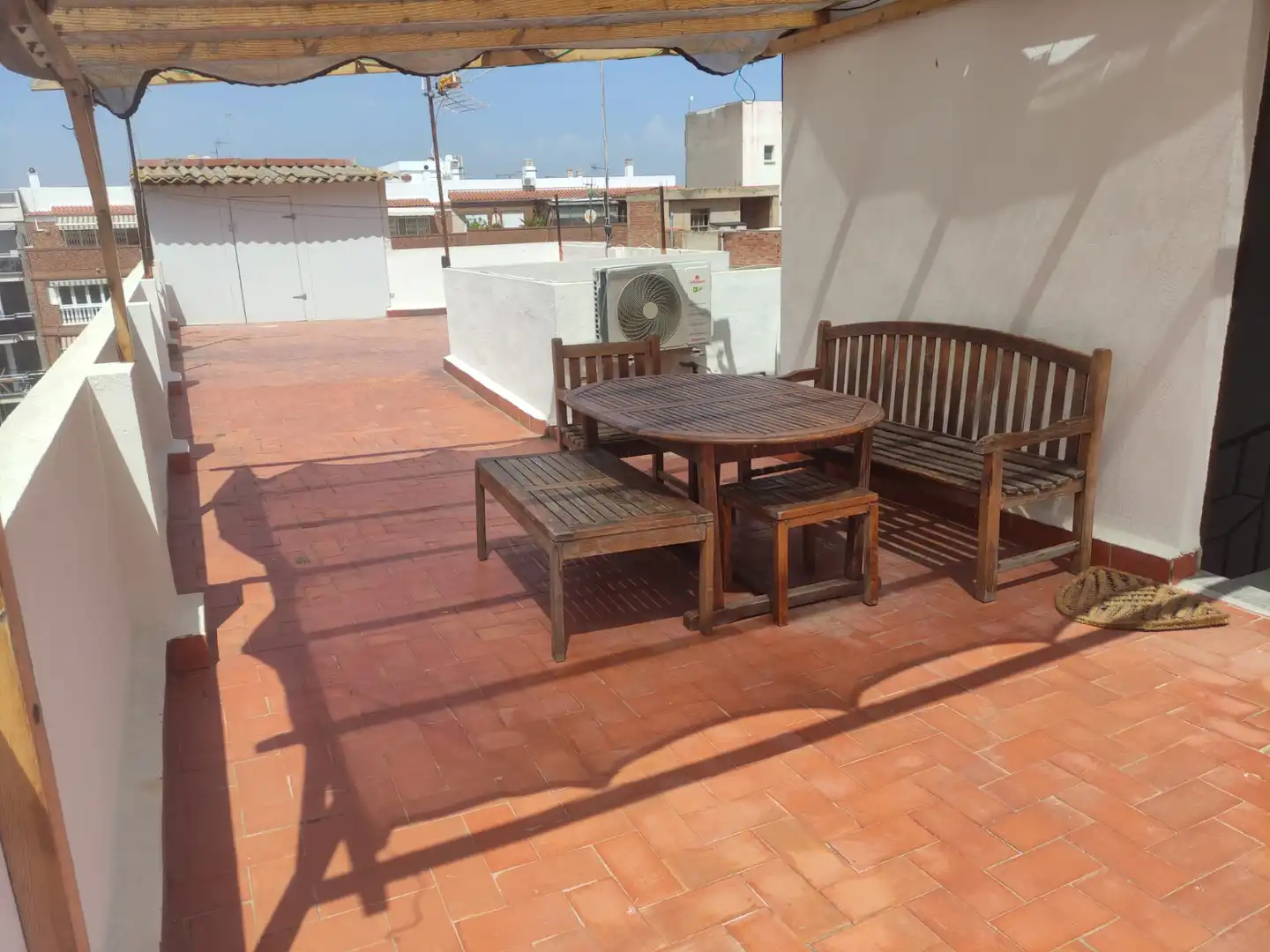 Terrasse von Wohnung zum Verkauf in Burriana / Borriana mit Klimaanlage, Möbliert und Ofen