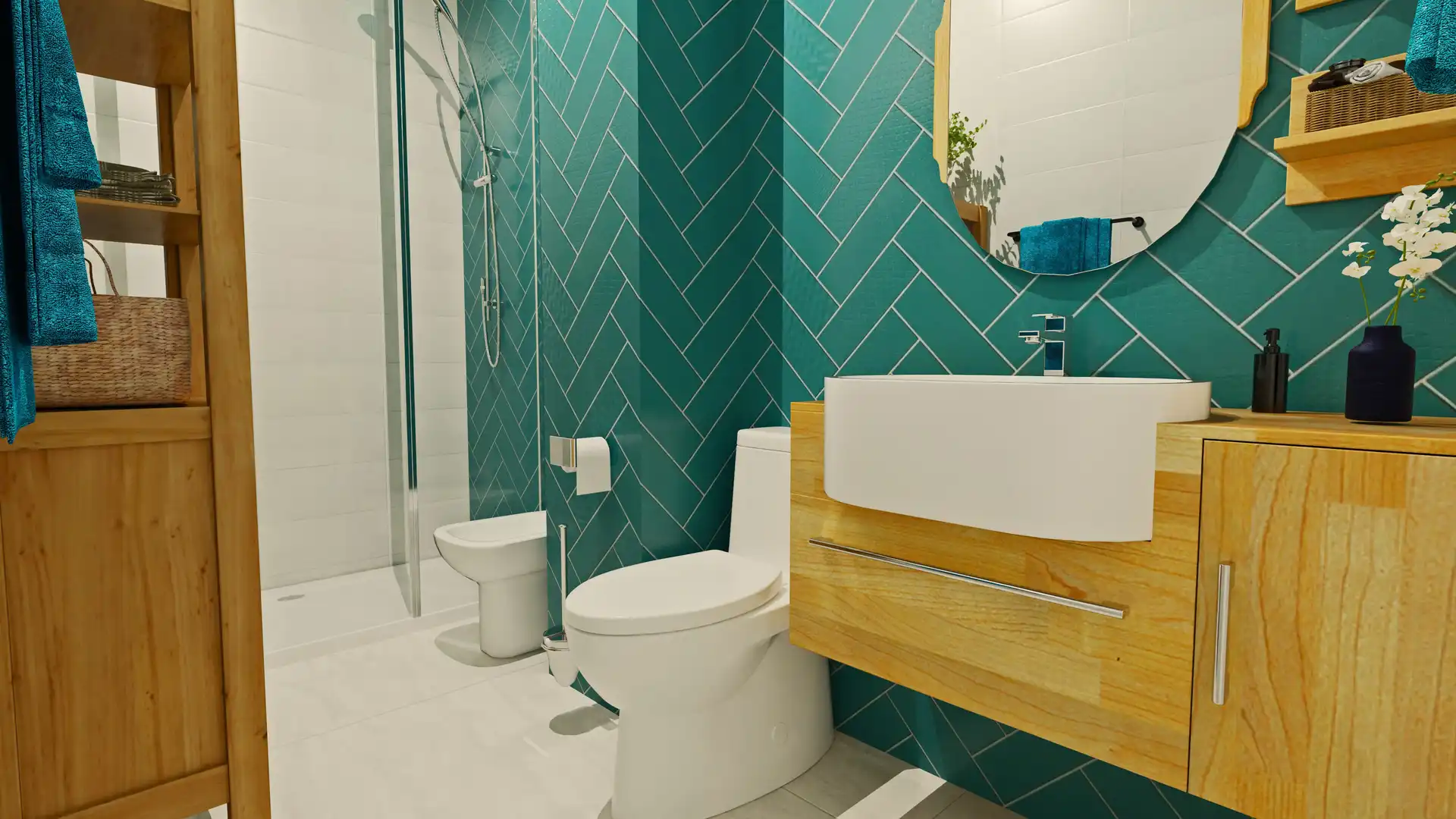Baño de Apartamento en venta en Olivares