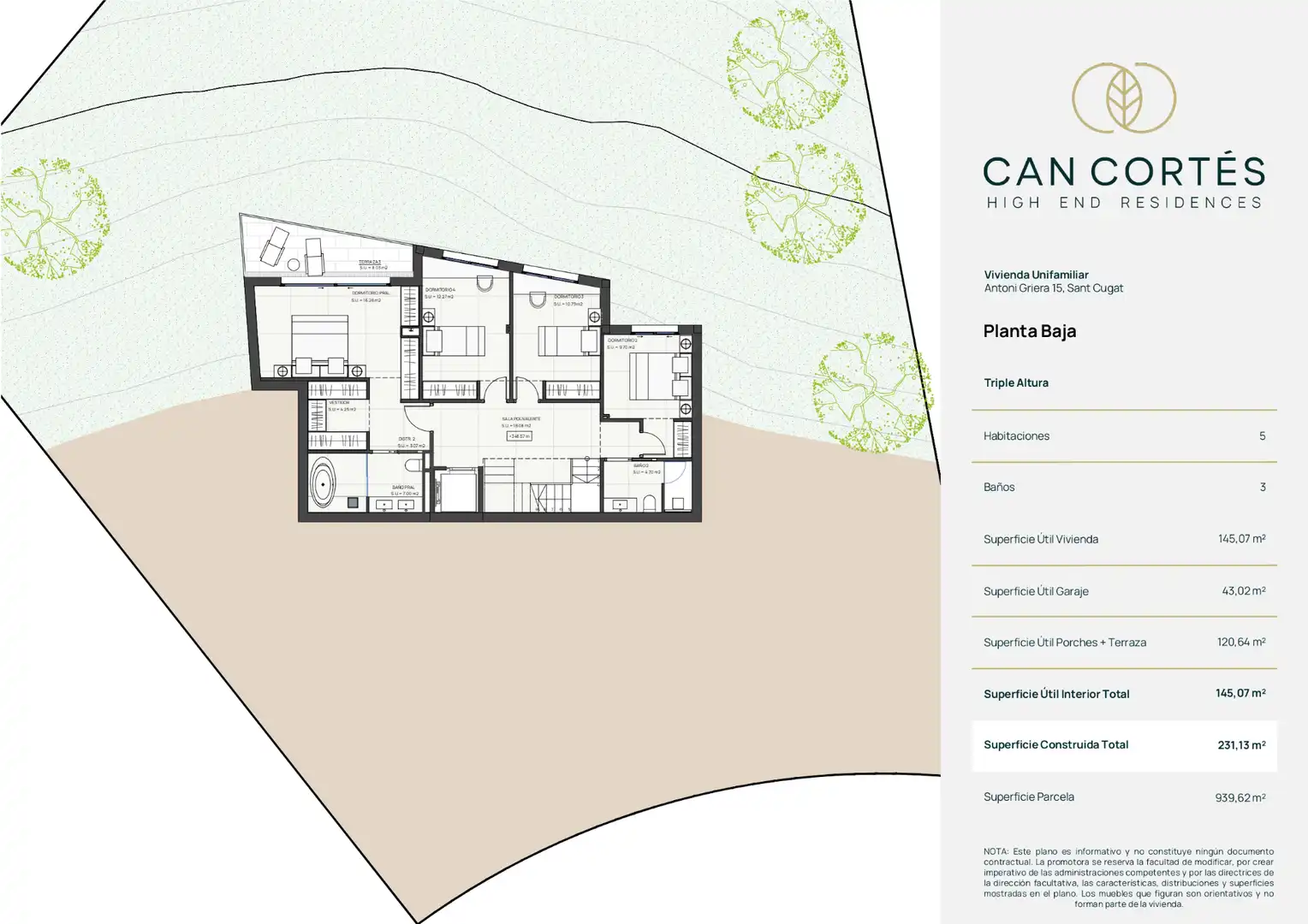 Houses for sale in Sant Cugat del Vallès  with Air Conditioner, Heating and Private garden