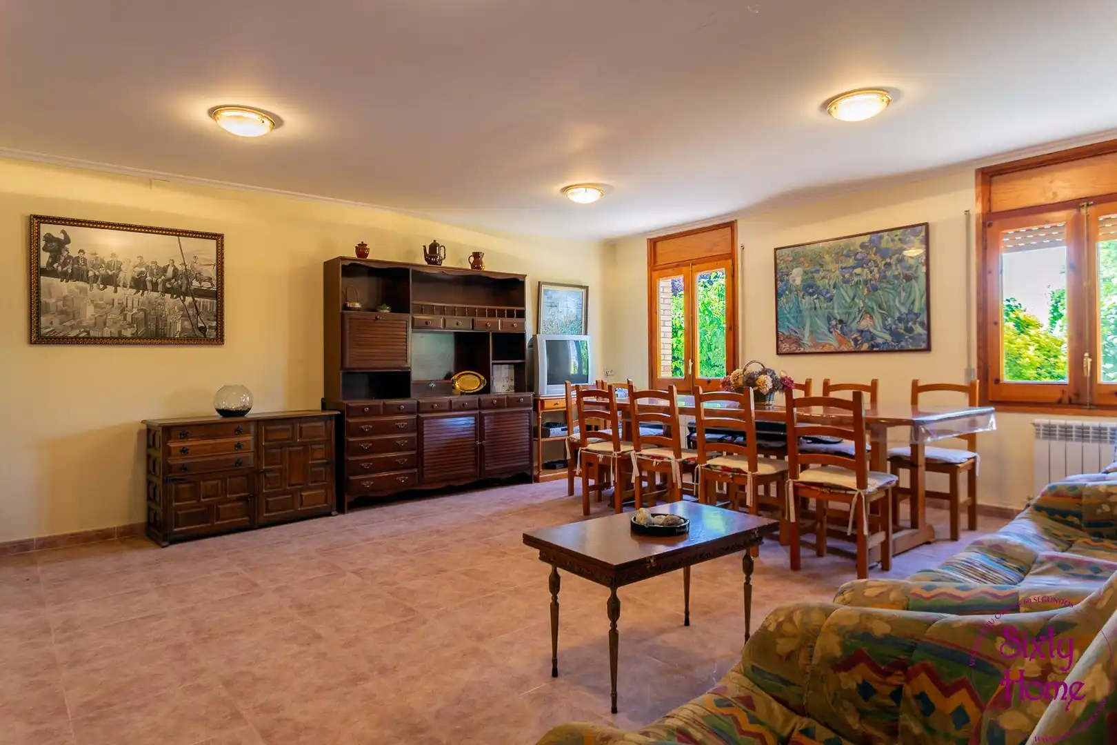 Comedor de Casa o chalet en venta en Angüés con Jardín privado, Terraza y Trastero
