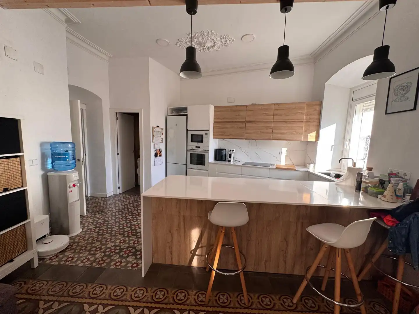 Kitchen of Flat for sale in Cubelles  with Air Conditioner and Balcony