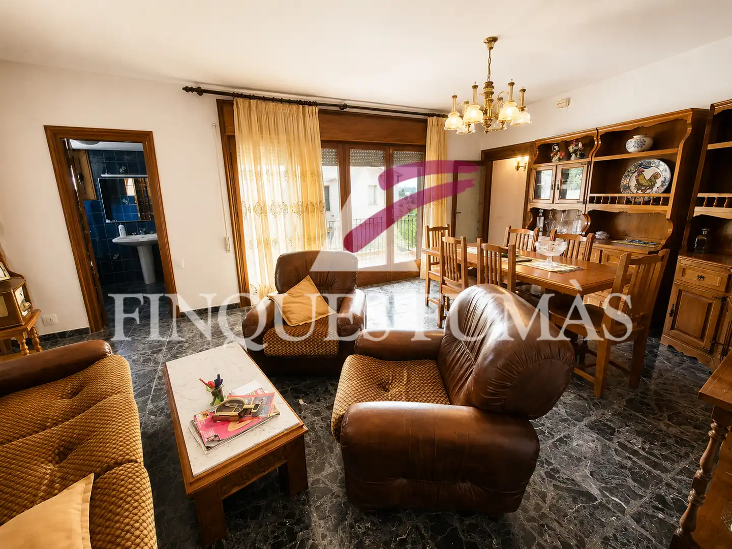 Sala de estar de Casa o chalet en venta en Montoliu de Segarra con Terraza, Trastero y Amueblado