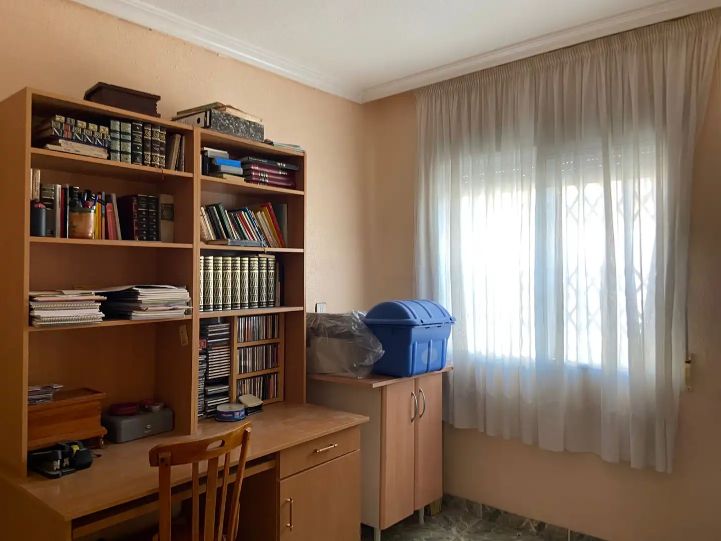 Schlafzimmer von Einfamilien-Reihenhaus zum Verkauf in Alcantarilla mit Klimaanlage, Terrasse und Möbliert