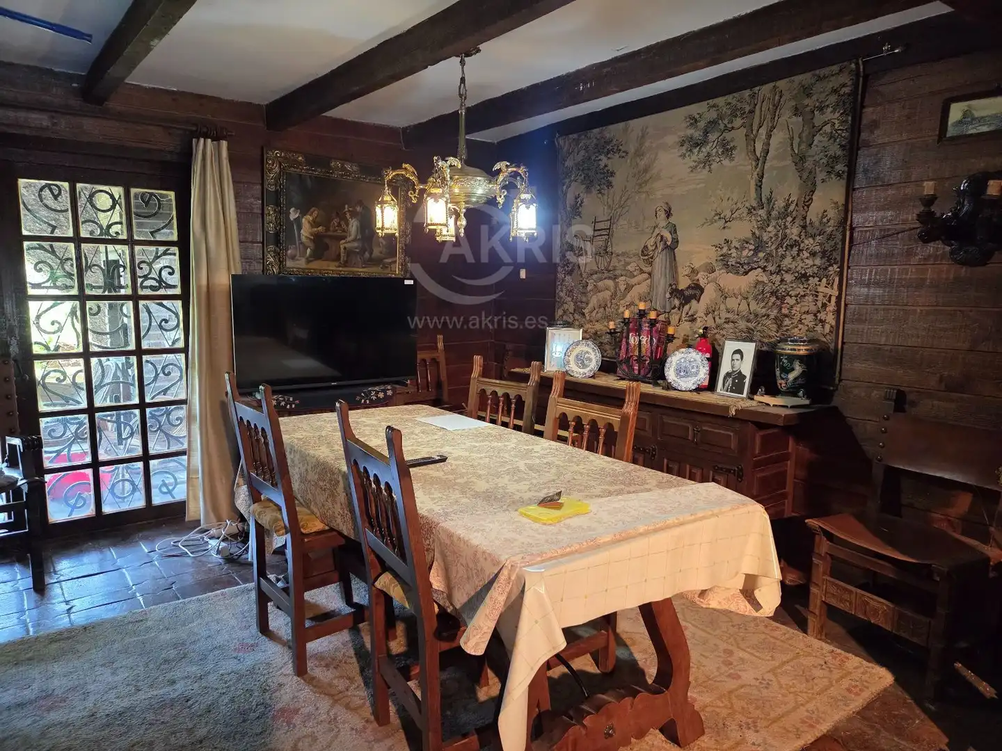 Esszimmer von Haus oder Chalet zum Verkauf in Hontanar mit Klimaanlage, Heizung und Terrasse