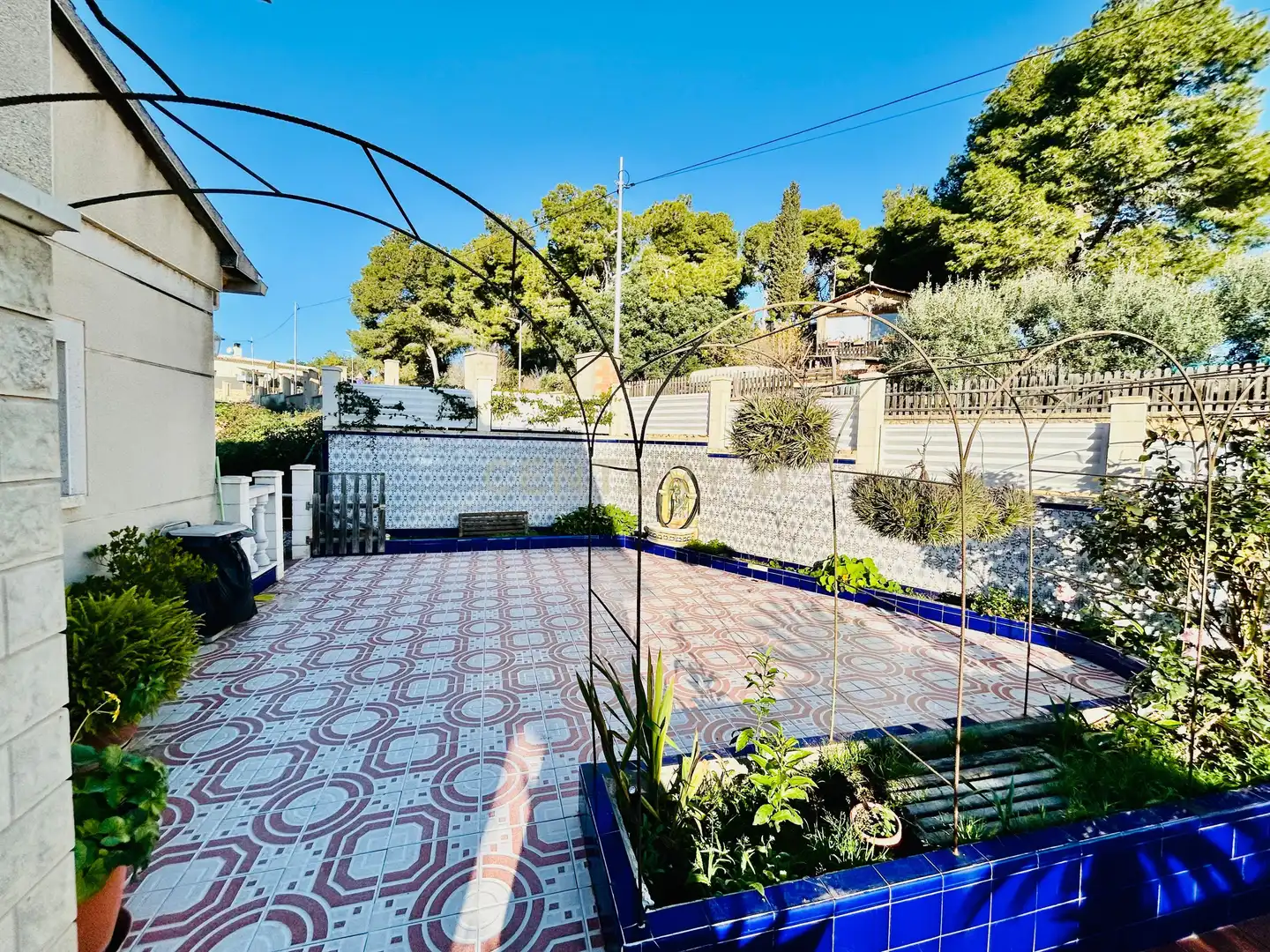 Garden of Houses for sale in Calafell  with Private garden and Swimming Pool