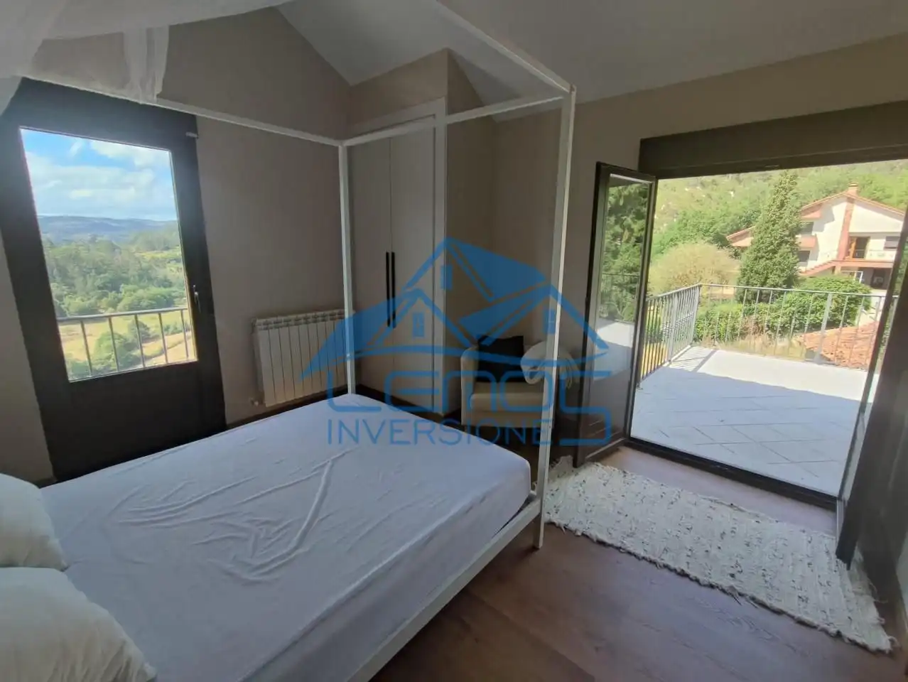 Bedroom of Houses for sale in Candamo  with Air Conditioner, Private garden and Terrace