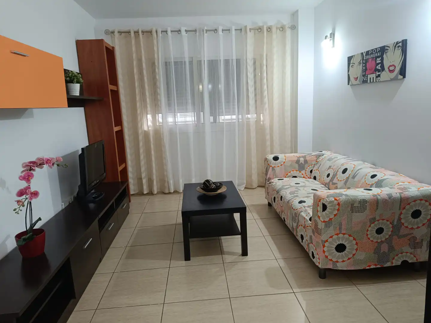 Sala de estar de Piso en venta en San Cristóbal de la Laguna con Amueblado
