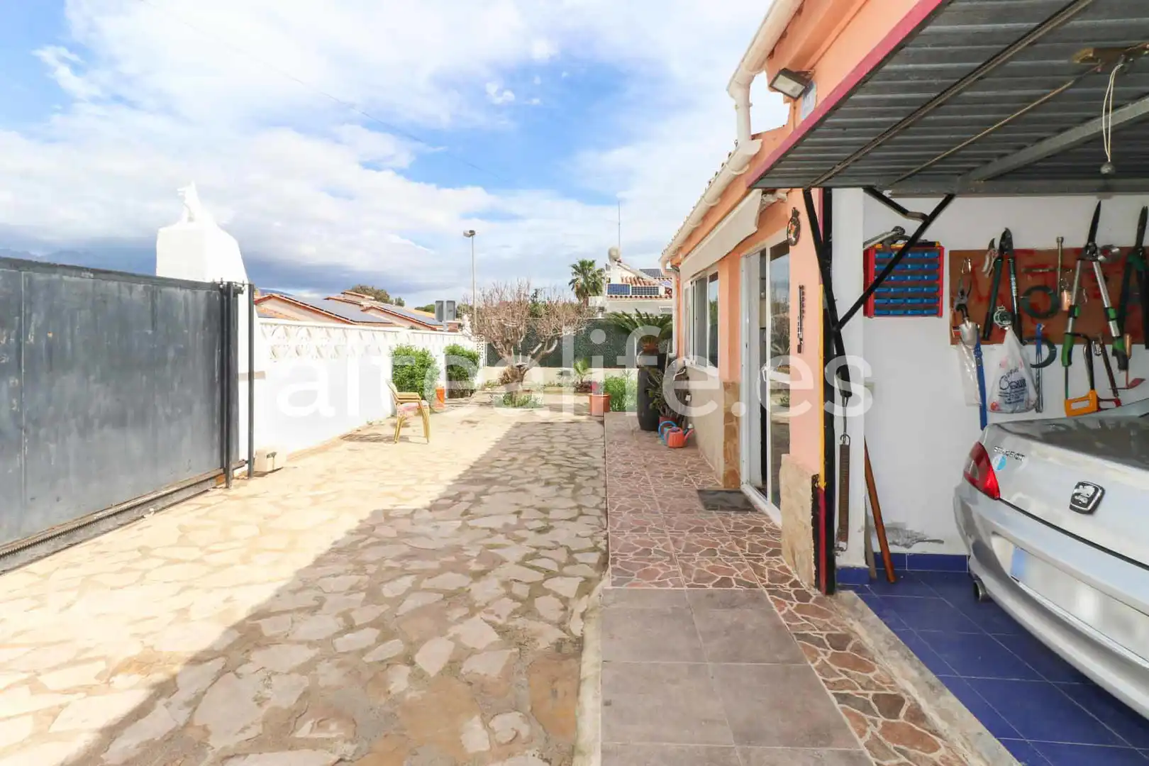 Exterior view of Houses for sale in L'Alfàs del Pi  with Air Conditioner, Private garden and Terrace