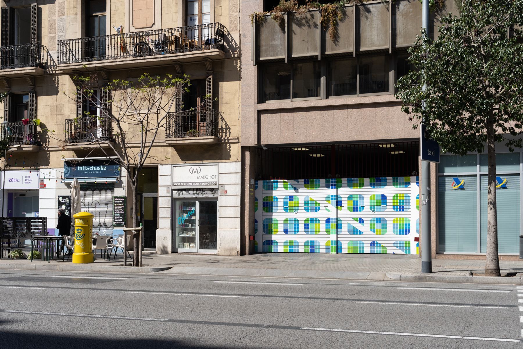 Exterior view of Garage to rent in  Barcelona Capital