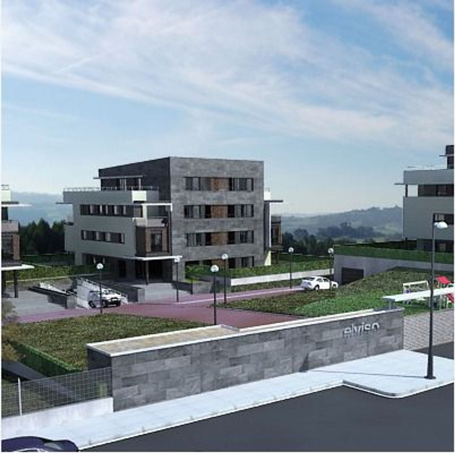 Exterior view of Flat to rent in Gijón   with Heating, Private garden and Terrace